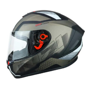 Casco Nzi Trendy Metal Rojo